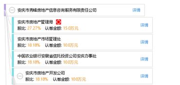 安慶市秀峰房地產信息咨詢服務有限責任公司 專業房地產信息咨詢服務的價值與優勢